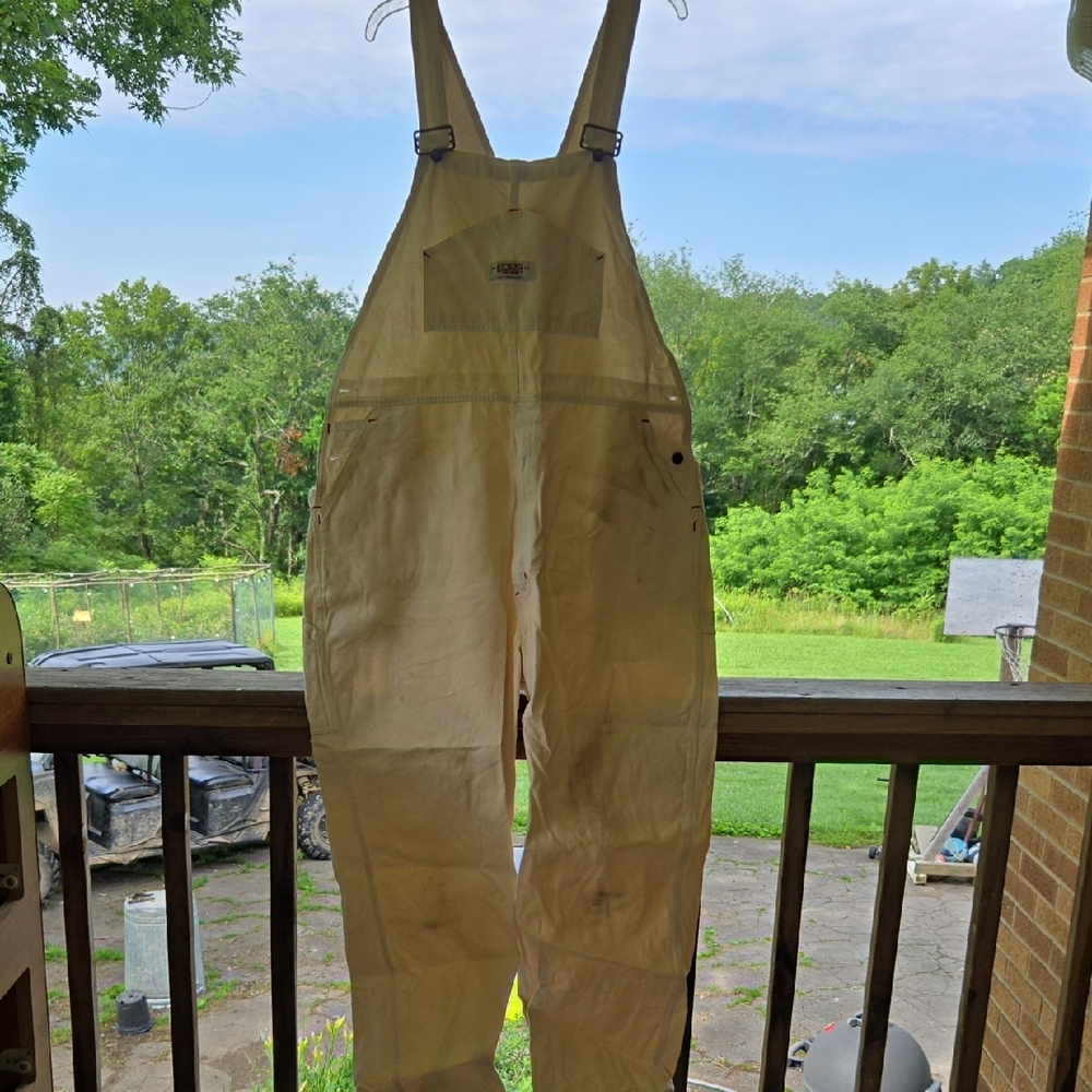 Big Mac Off White Work Overalls
